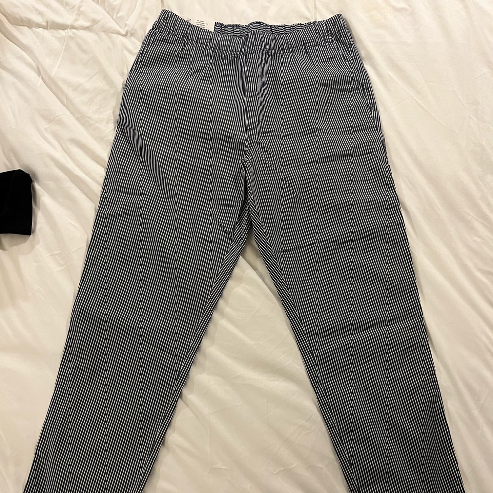 Uniqlo striped ankle pants